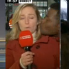 La journaliste Claire Sergent embrassée de force par un inconnu - Cnews, 9 décembre 2019