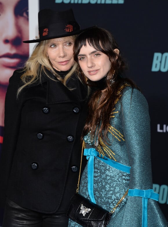 Rosanna Arquette et sa fille Zoe Sidel assistent à l'avant-première du film "Scandale" au Regency Village. Westwood, Los Angeles, le 10 décembre 2019.