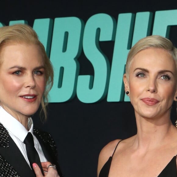 Nicole Kidman et Charlize Theron assistent à l'avant-première du film "Scandale" au Regency Village. Westwood, Los Angeles, le 10 décembre 2019.