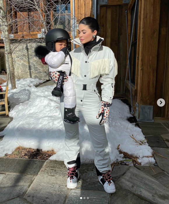Kylie Jenner et sa fille Stormi. Décembre 2019.