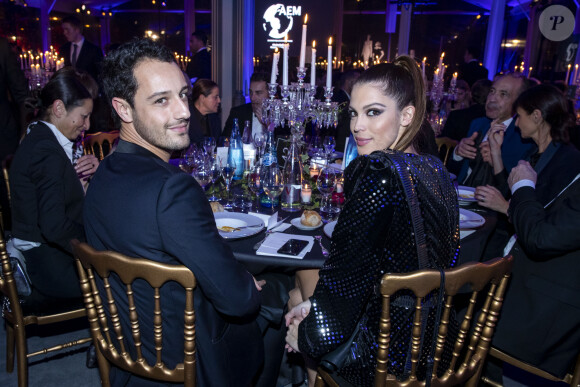 Iris Mittenaere (Miss France et Miss Univers 2016) (Miss France et Miss Univers 2016) et Diego El Glaoui - Dîner de gala de l'association AEM (Un Avenir pour les Enfants du Monde) au bénéfice des enfants du Rwanda organisé par B.Djian au Pavillon Ledoyen à Paris, France, le 12 décembre 2019. © Olivier Borde/Bestimage
