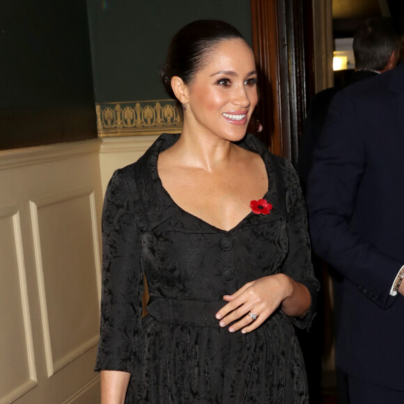 Le prince Harry, duc de Sussex, et Meghan Markle, duchesse de Sussex - La famille royale assiste au Royal British Legion Festival of Remembrance au Royal Albert Hall à Kensington, Londres, le 9 novembre 2019.