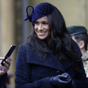 Meghan Markle, duchesse de Sussex, assiste au 'Remembrance Day', une cérémonie d'hommage à tous ceux qui sont battus pour la Grande-Bretagne, à Westminster Abbey, le 7 novembre 2019.