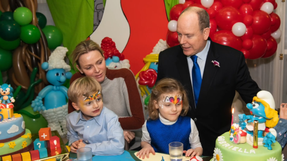 Jacques et Gabriella de Monaco ont fêté leurs 5 ans au palais princier avec leurs parents Albert et Charlene, le 11 décembre 2019.