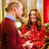 Kate Middleton et le prince William dans l'émission "A Berry Royal Christmas" diffusé sur BBC One le 16 décembre 2019.