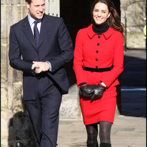 Le prince William et Kate Middleton de retour dans leur université de St Andrews, en Ecosse, en 2011.