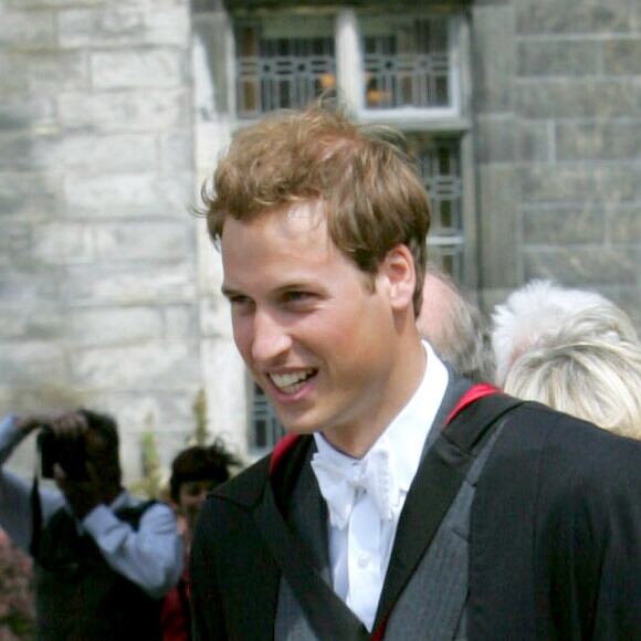 Le prince William - Remise des diplômes à l'université de St Andrews, en Ecosse, en 2005.