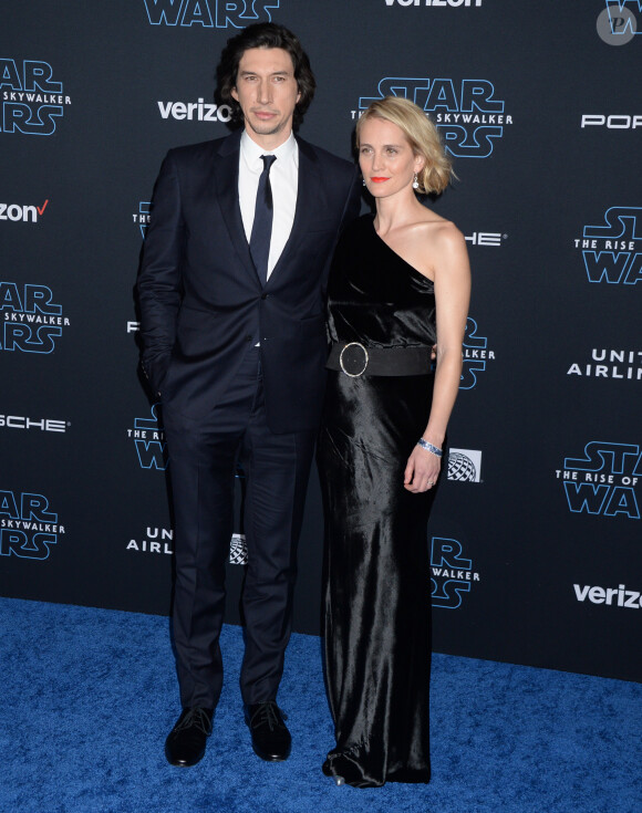 Adam Driver et son épouse Joanne Tucker assistent à l'avant-première de Star Wars: The Rise Of Skywalker au El Capitan Theatre. Hollywood, Los Angeles, le 16 décembre 2019.
