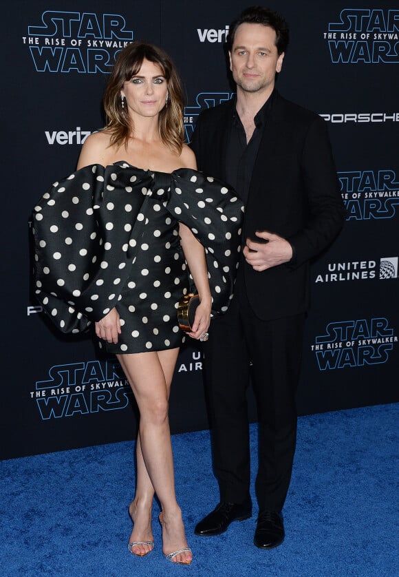 Keri Russell et son compagnon Matthew Rhys assistent à l'avant-première de Star Wars: The Rise Of Skywalker au El Capitan Theatre. Hollywood, Los Angeles, le 16 décembre 2019.