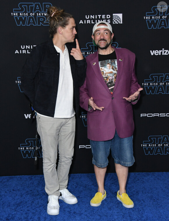 Jason Mewes et Kevin Smith assistent à l'avant-première de Star Wars: The Rise Of Skywalker au El Capitan Theatre. Hollywood, Los Angeles, le 16 décembre 2019.
