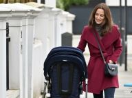 Pippa Middleton en balade avec son fils Arthur, elle recycle son manteau préféré