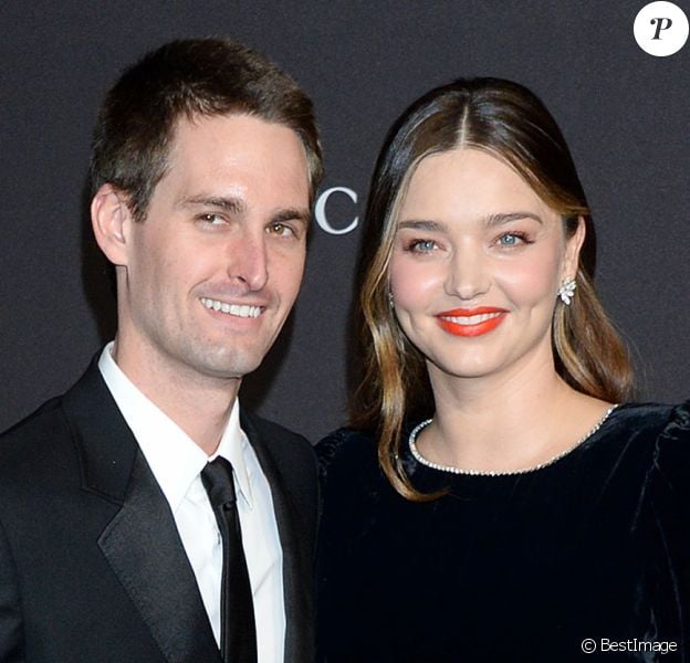 Miranda Kerr et son mari Evan Spiegel à la soirée LACMA Art + Film en l'honneur de Catherine Opie et Guillermo Del Toro présentée par Gucci à Los Angeles, le 3 novembre 2018