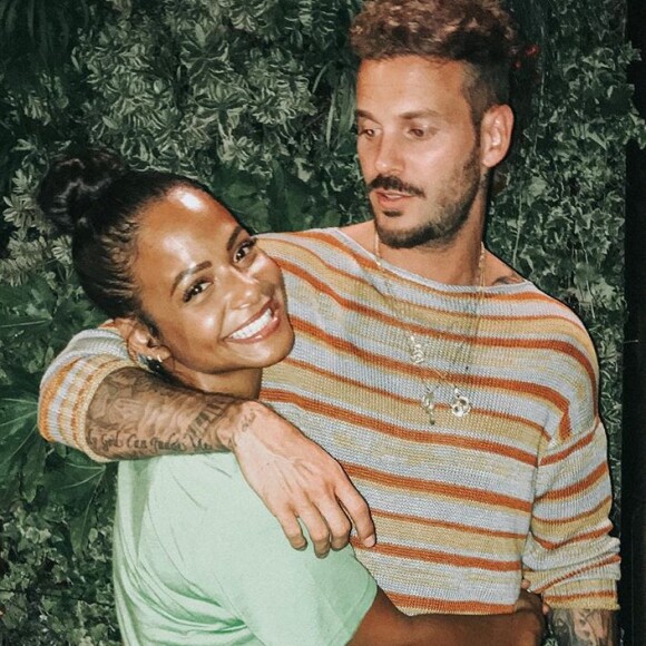 Christina Milian et M Pokora prennent la pose sur Instagram.