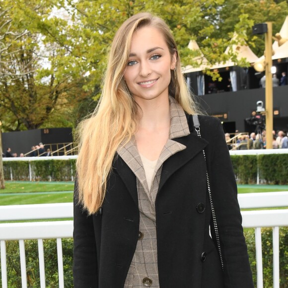 Emma Smet - People au Qatar Prix de l'Arc de Triomphe sur l'hippodrome de Longchamp à Paris le 6 octobre 2019. © Coadic Guirac.Bestimage