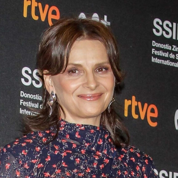 Juliette Binoche au photocall de La Verite lors du 67ème Festiva du Film de San Sebastian à l'hôtel Victoria Eugenia en Espagne, le 22 septembre 2019.