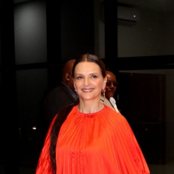 Juliette Binoche à la 30ème soirée d'anniversaire de Imovision à Rio de Janeiro au Brésil, le 30 novembre 2019.