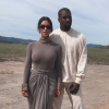Kim Kardashian et son mari Kanye West. Décembre 2019.