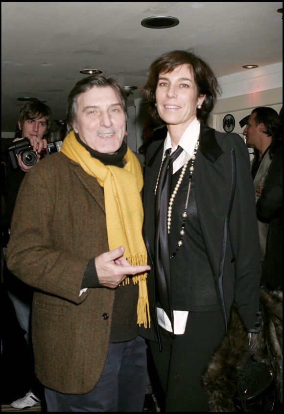 Emanuel Ungaro et Christine Orban - Lancement de Callboost, au VipRoom à Paris en 2005