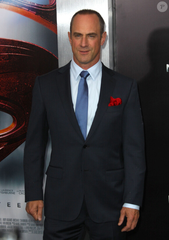Christopher Meloni à la premiere du film "Man of Steel" à New York, le 10 juin 2013.