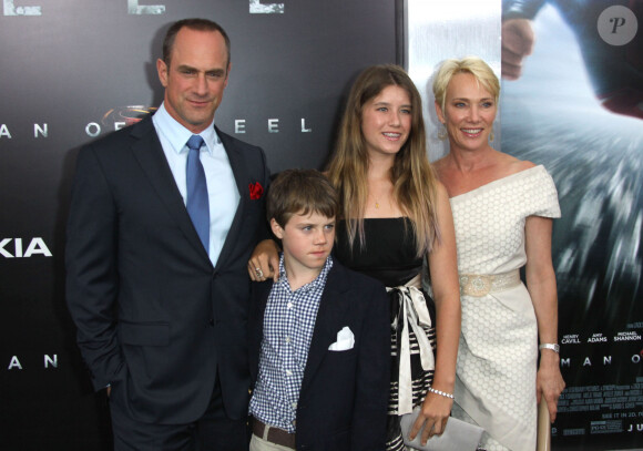 Christopher Meloni à la premiere du film "Man of Steel" a New York, le 10 juin 2013.