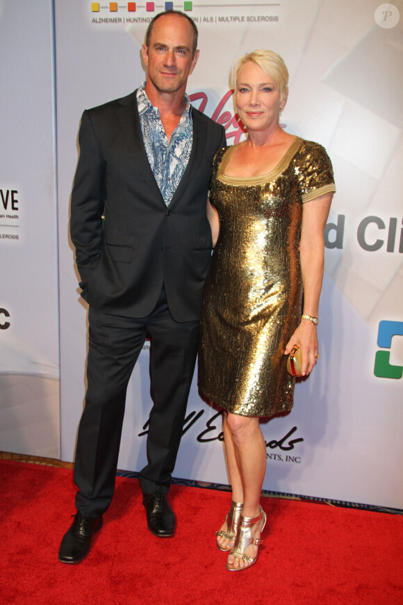 Christopher Meloni et sa femme Sherman Williams lors du gala "Power of Love" de Keep Memory Alive MGM au Grand Hotel & Casino à Las Vegas, le 26 avril 2014.
