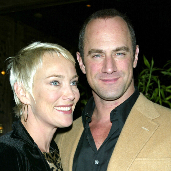 Christopher Meloni et sa femme Sherman Williams à la soirée du 100ème épisode de la série New York : unité spéciale, à New York, le 22 octobre 2003