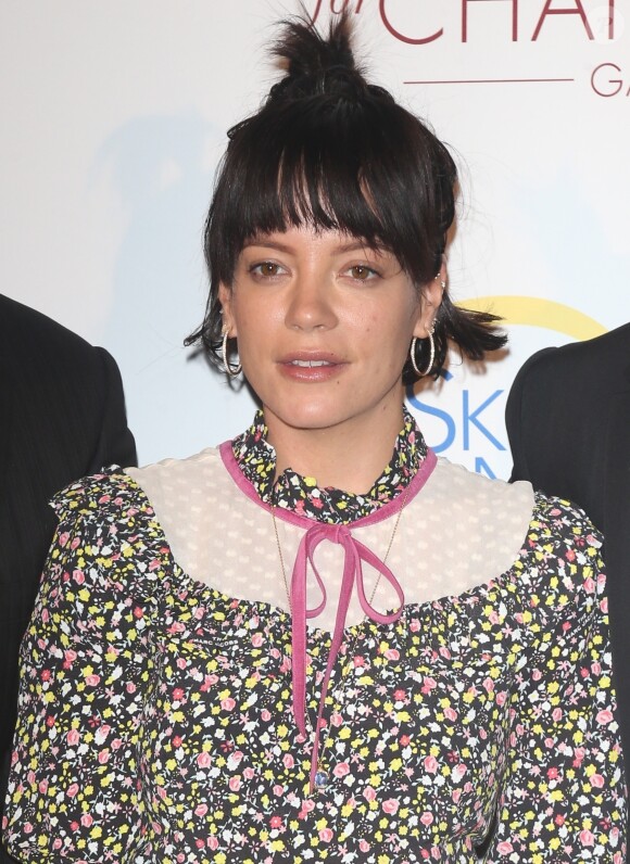 Lily Allen au gala "Champions for Change" à New York, le 17 octobre 2019.