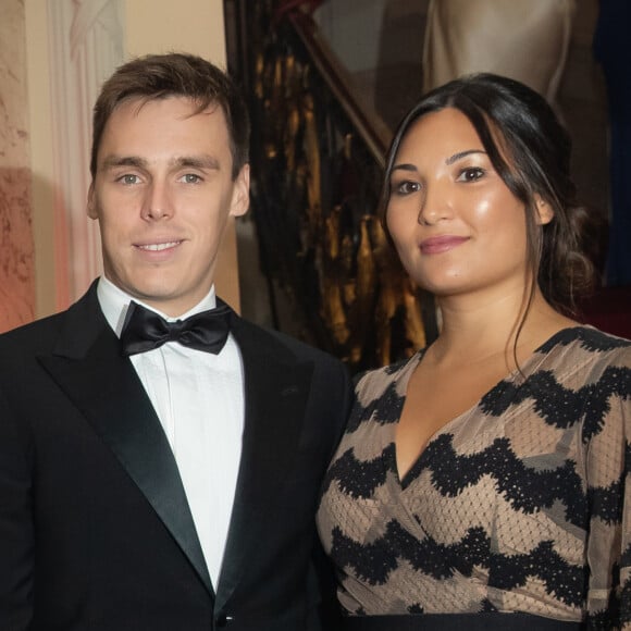 Louis Ducruet et sa femme Marie Ducruet - Photocall de la soirée Secret Games 2019 au Casino de Monte-Carlo à Monaco, le 5 octobre 2019. © Olivier Huitel / Pool Monaco / Bestimage