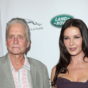 Michael Douglas et sa femme Catherine Zeta-Jones - Tapis rouge de la soirée BBC America TV à Los Angeles le 21 septembre 2019