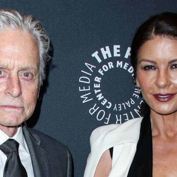 Michael Douglas et sa femme Catherine Zeta Jones - Cérémonie en l'honneur de Michael Douglas au Paley Center for Media à New York le 12 septembre 2019.
