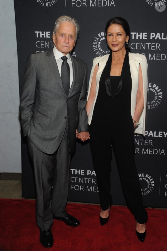 Michael Douglas et Catherine Zeta-Jones au Paley Center for Media à New York le 12 septembre 2019.