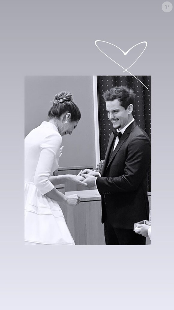 Mariage de l'ancienne Miss France Laury Thilleman avec Juan Arbelaez, le 21 décembre 2019.