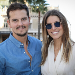 Juan Arbelaez et sa fiancée Laury Thilleman - Personnalités sur la place du Casino de Monte-Carlo dans le cadre de la seconde édition des Influencer Awards à Monaco, le 5 octobre 2019. © Olivier Huitel / Pool Monaco / Bestimage