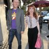 Kathy Griffin et son compagnon Randy Bick - People à la sortie du restaurant Craig à West Hollywood. Le 2 août 2016