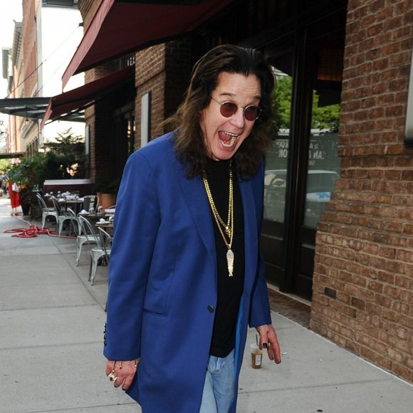 Ozzy Osbourne arrive à l'hôtel "The Greenwich" à New York, le 5 septembre 2018.