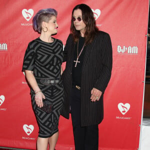Kelly Osbourne, Ozzy Osbourne - People au concert "MusiCares MAP" à Los Angeles, le 13 mai 2014.