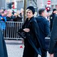  La princesse Laurentien des Pays-Bas aux obsèques d'Ari Behn, le 3 janvier 2020 à la cathédrale d'Oslo en Norvège. Ecrivain, artiste visuel et ex-époux de la princesse Märtha Louise de Norvège, mère de leurs trois filles, Ari Behn s'est donné la mort au moment de Noël. 