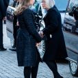 La princesse Ingrid Alexandra de Norvège aux obsèques d'Ari Behn, le 3 janvier 2020 à la cathédrale d'Oslo en Norvège. Ecrivain, artiste visuel et ex-époux de la princesse Märtha Louise de Norvège, mère de leurs trois filles, Ari Behn s'est donné la mort au moment de Noël.