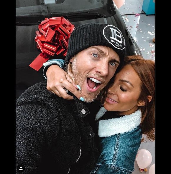 Dylan Thiry avec sa compagne Fidji sur Instagram le 18 novembre 2019.
