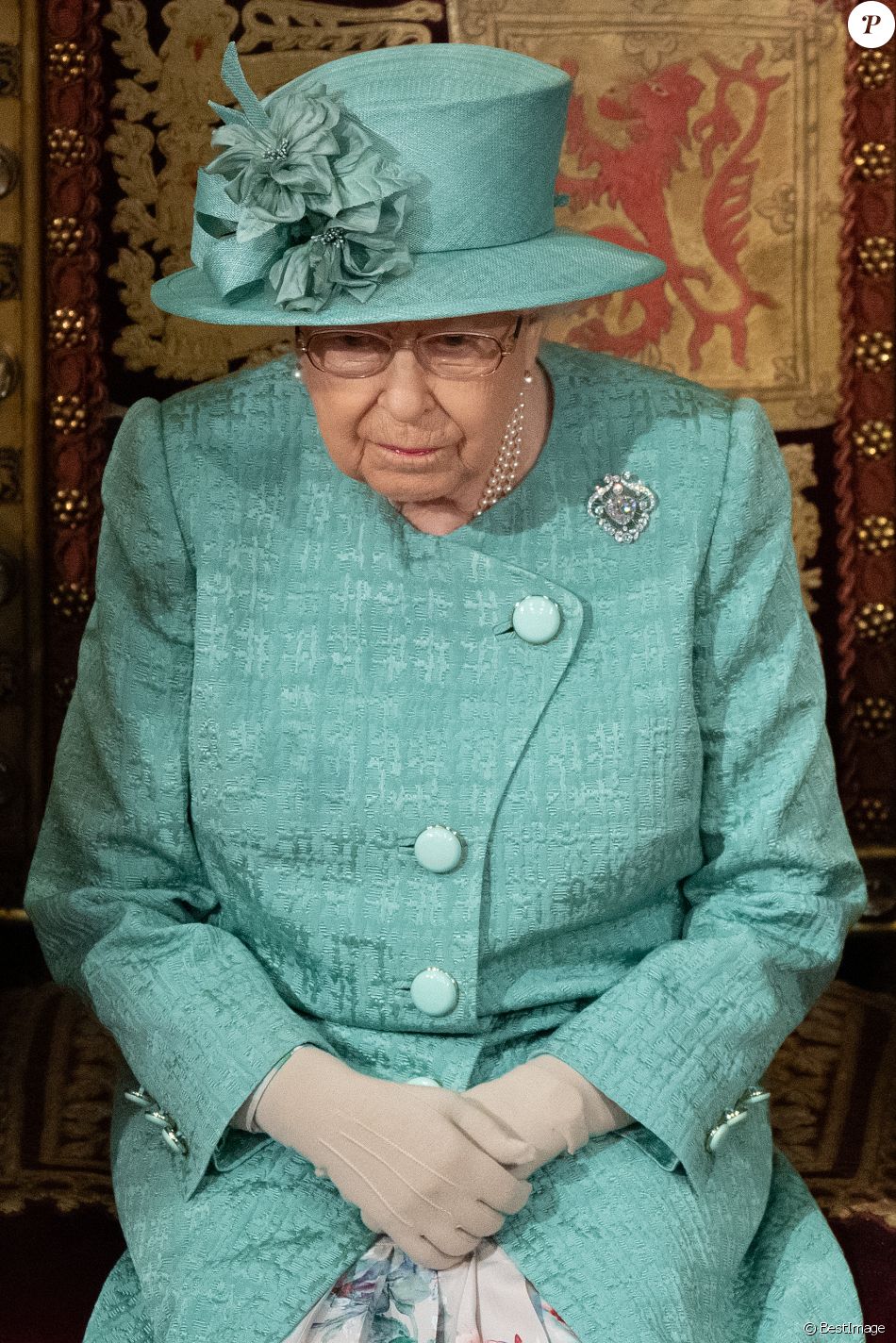 La reine Elisabeth II d'Angleterre - Arrivée de la reine ...
