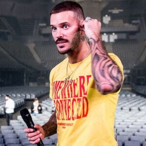 M. Pokora en répétitions à l'AccorHotels Arena, à Paris, avant son concert du mardi 26 novembre 2019.