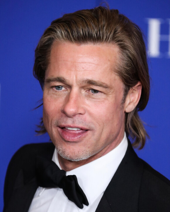 Brad Pitt lors de la Press Room de la 77ème cérémonie annuelle des Golden Globe Awards au Beverly Hilton Hotel à Los Angeles le 5 janvier 2020.