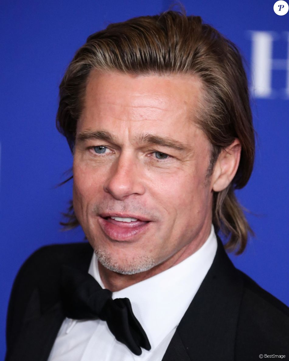 Brad Pitt lors de la Press Room de la 77ème cérémonie annuelle des