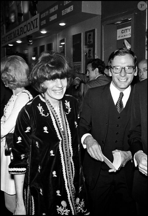 Jean-Louis Trintignant et sa femme Nadine à l'Olympia en 1968