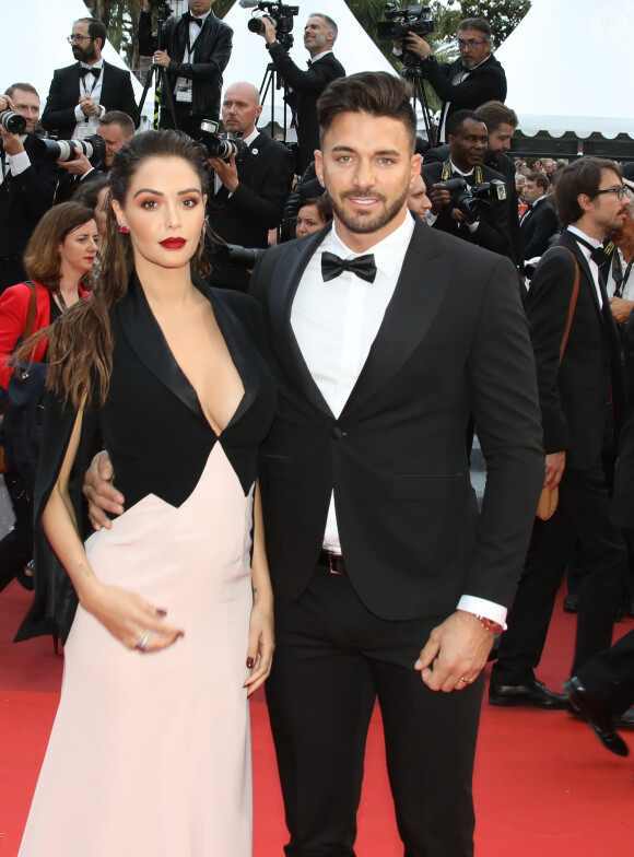 Nabilla Benattia (enceinte) et son mari Thomas Vergara - Montée des marches du film "A Hidden Life" lors du 72ème Festival International du Film de Cannes, le 19 mai 2019. © Denis Guignebourg/Bestimage