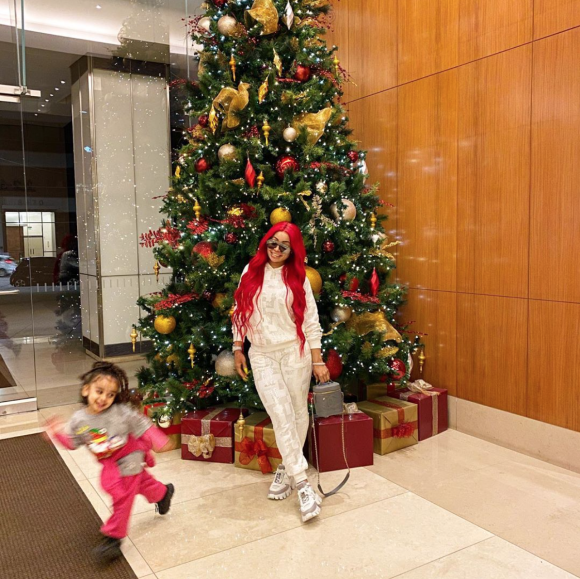 Blac Chyna et sa fille Dream. Décembre 2019.