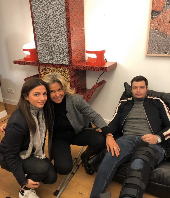 Caroline Margeridon (Affaire conclue) avec ses enfants, Alexandre et Victoire - Instagram, 18 novembre 2019