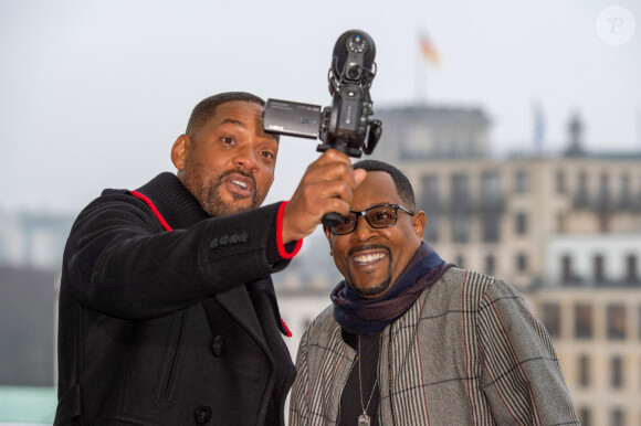 Will Smith, Martin Lawrence lors du hotocall du film "Bad Boys For Life" à Berlin, Allemagne, le 7 janvier 2020.