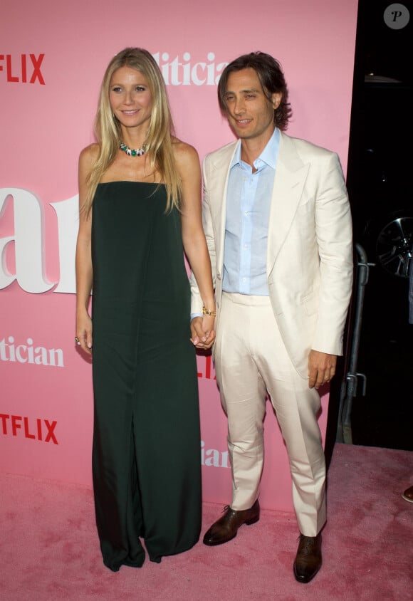 Gwyneth Paltrow et son mari Brad Falchuk à la première de la série Netflix "The Politician" au DGA Theatre à New York, le 26 septembre 2019.