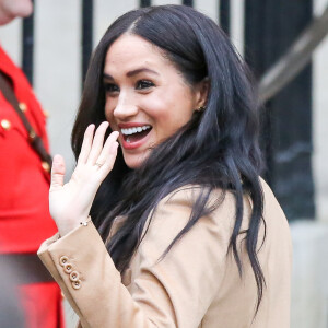 Le prince Harry, duc de Sussex, et Meghan Markle, duchesse de Sussex, en visite à la Canada House à Londres le 7 janvier 2020. © Dinendra Haria/London News Pictures via ZUMA Wire / Bestimage